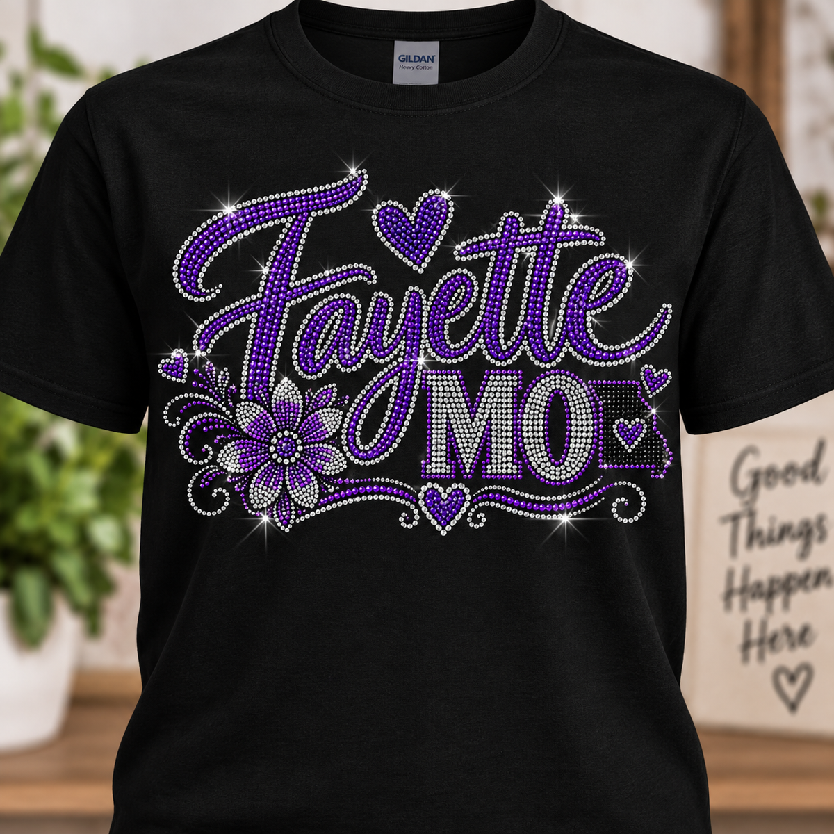 Fayette Mo Purple Bling