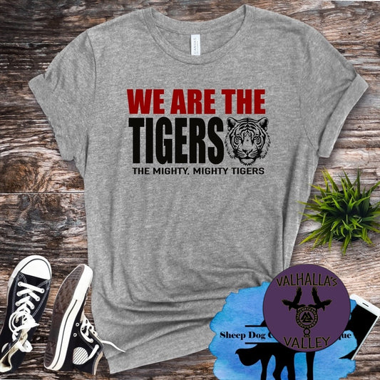 We are the tigers black and red