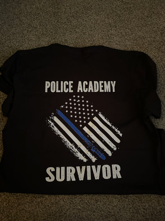 Police academy survivor t shirt