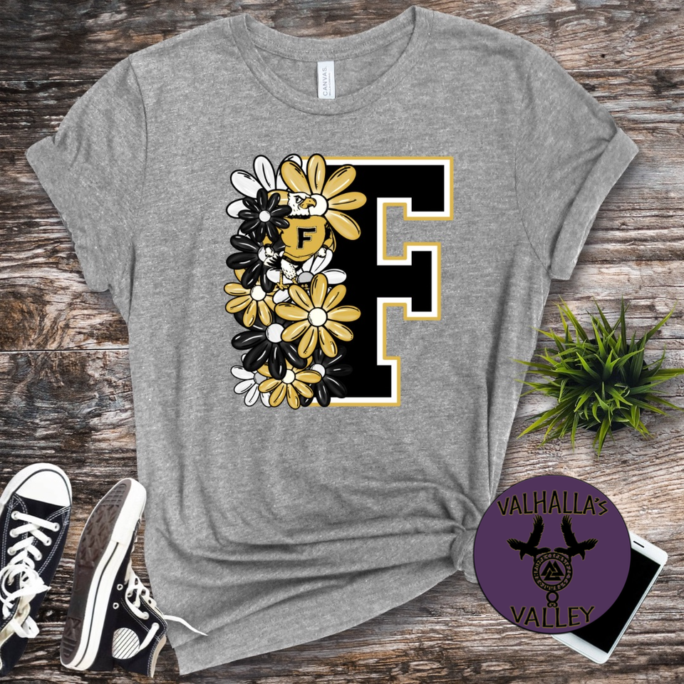 Youth floral falcons tshirt