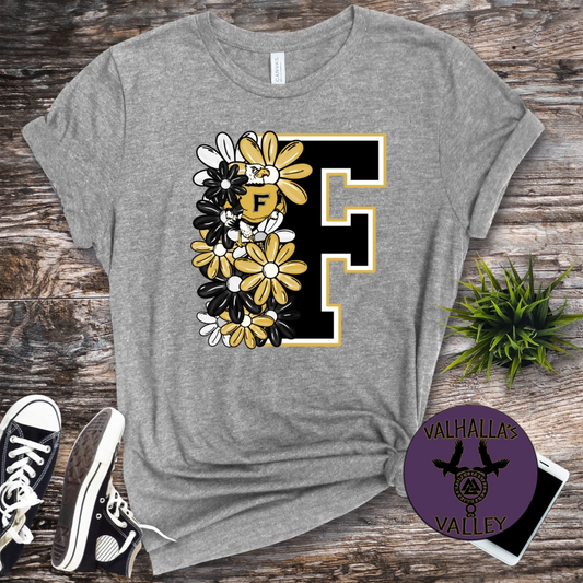 Youth floral falcons tshirt
