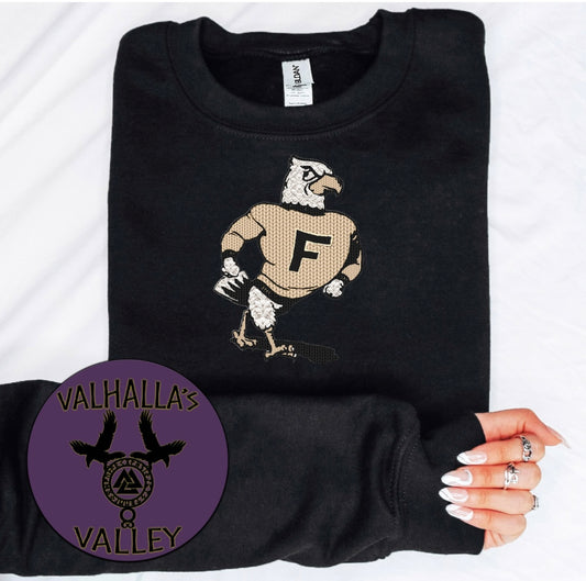 Faux Embroidery Freddie Falcon T shirt