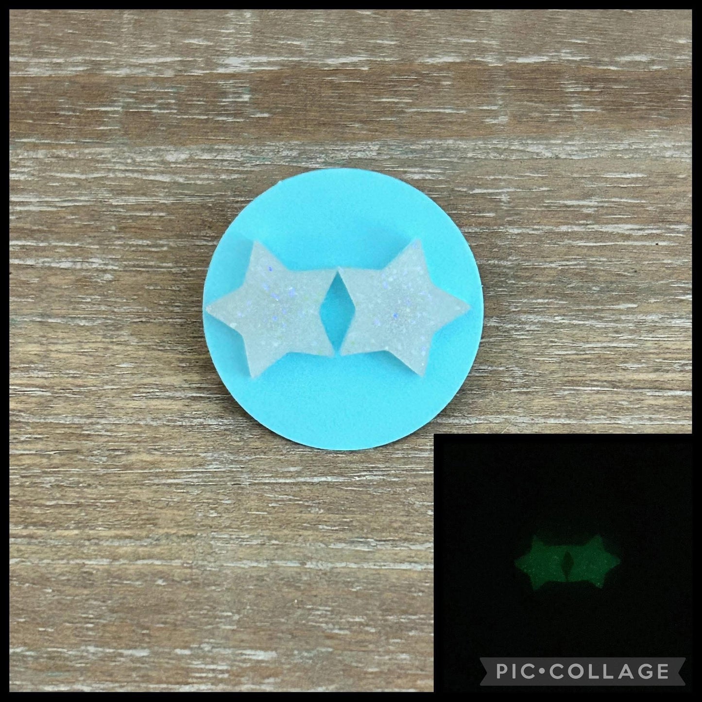 Glow in the dark star Earrings