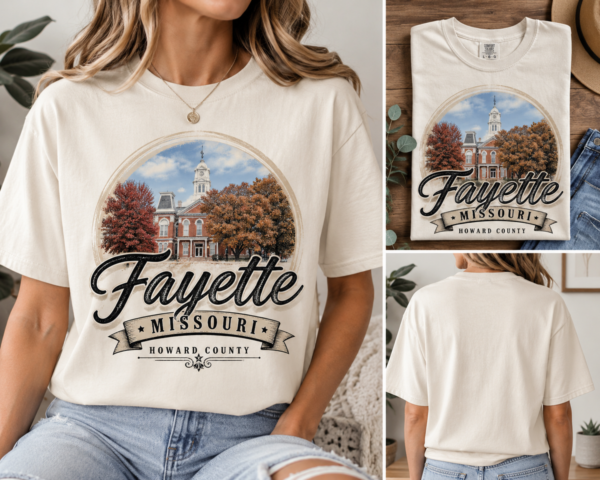Fayette MO Courthouse Tshirt