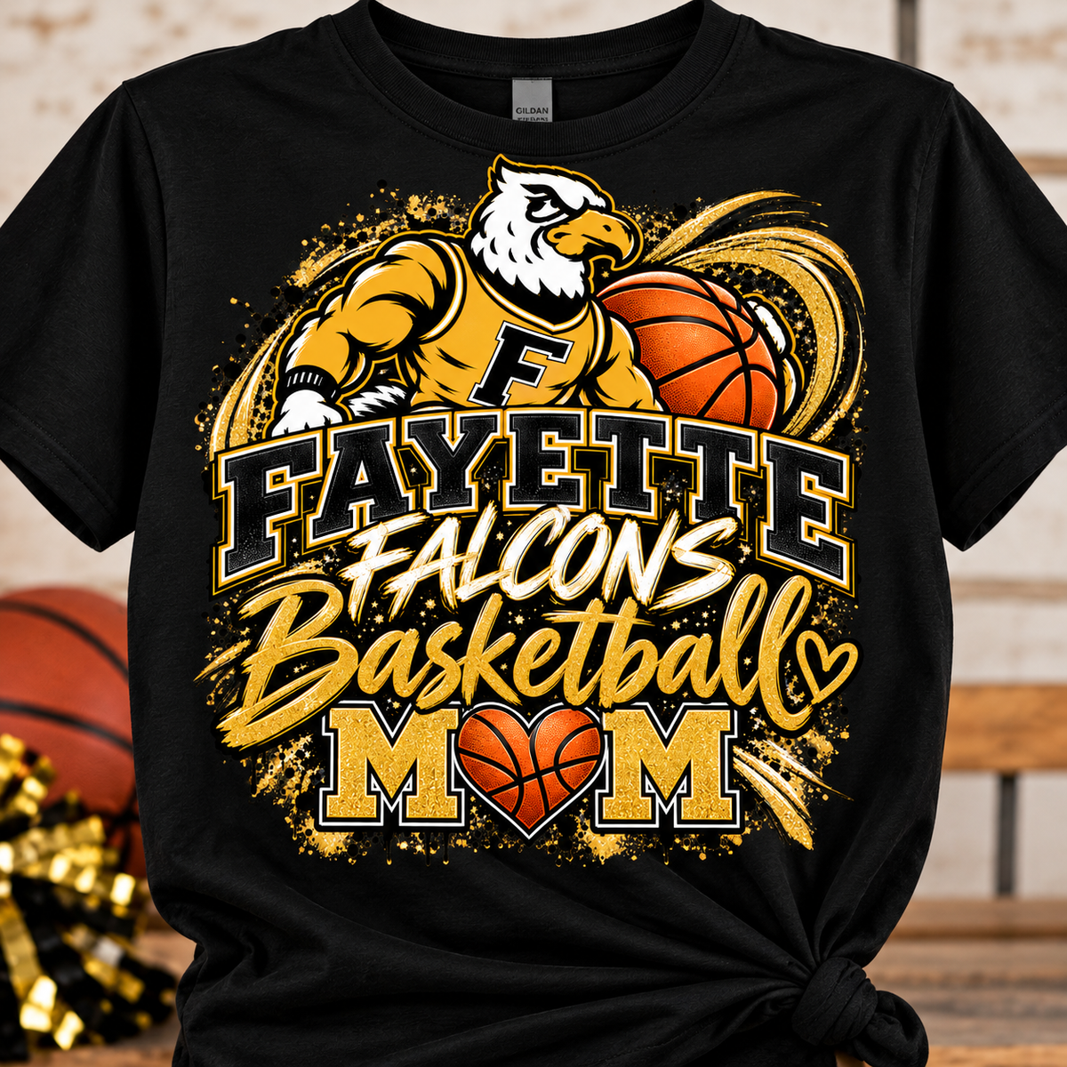 Fayette Falcons Basketball Mom
