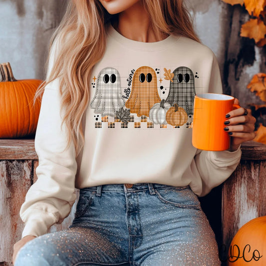 Plaid ghosts tshirt