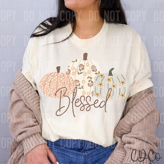 Blessed pumpkins tshirt