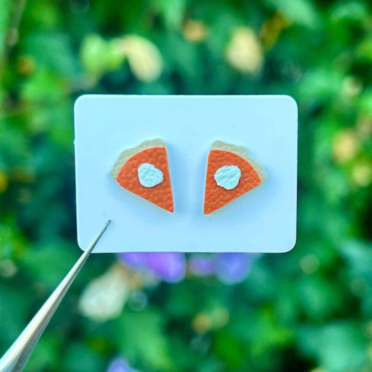 Pumpkin pie earrings