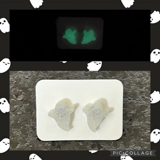 Glow in the Dark Ghost Earrings