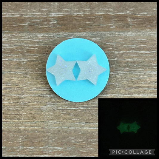 Glow in the dark star Earrings