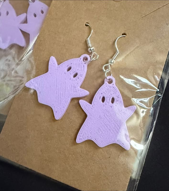 Ghostie earrings.