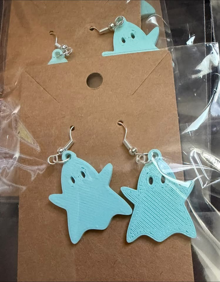 Ghostie earrings.