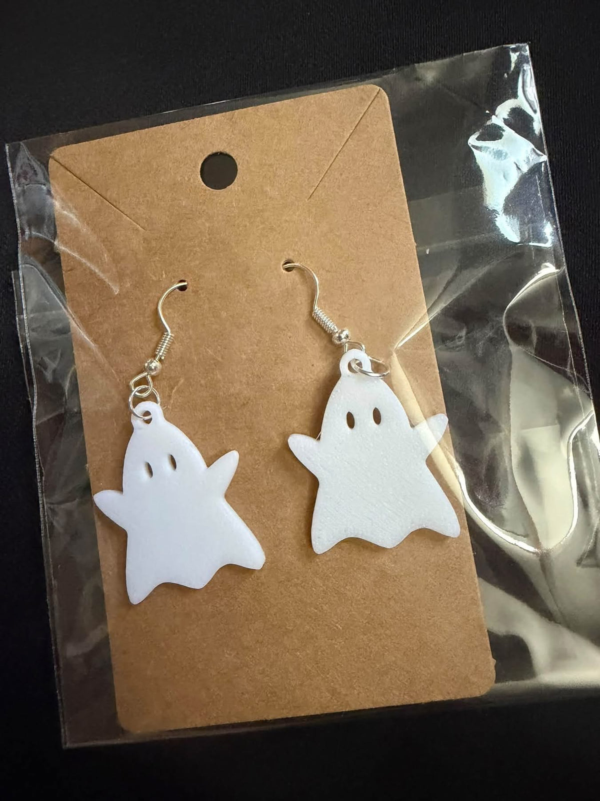 Ghostie earrings.