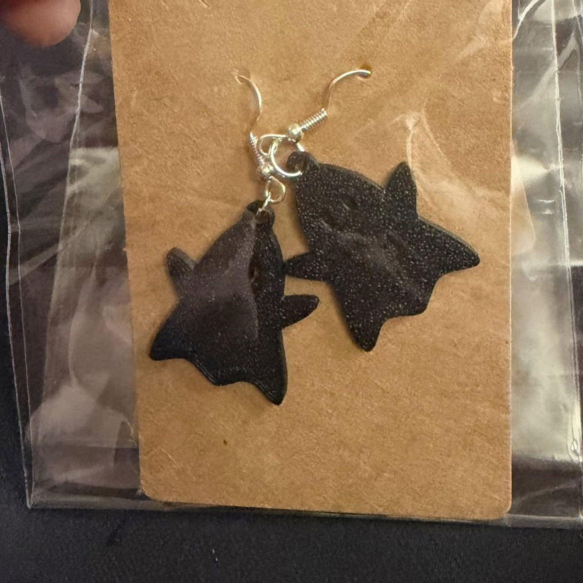 Ghostie earrings.